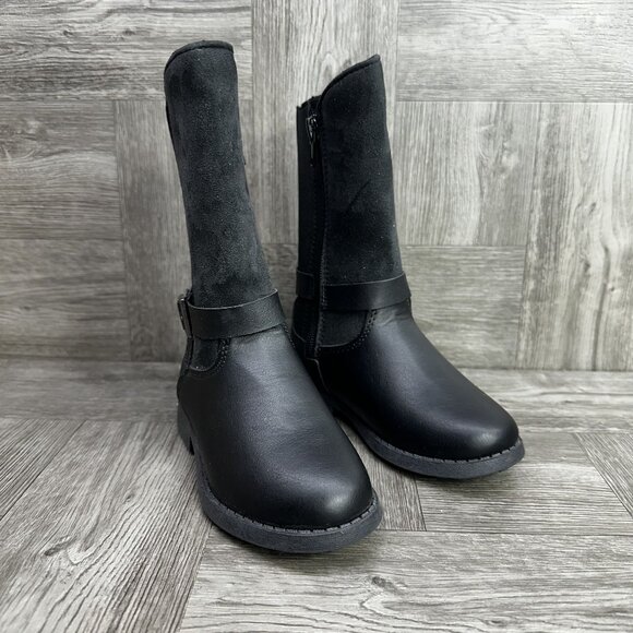 OshKosh B'Gosh Toddler size 9 Black Knee High Boots - Picture 2 of 8